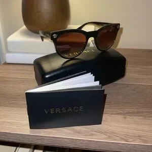 Versace | Accessories | Versace Brown Dark Havana Sunglasses  display picture 1